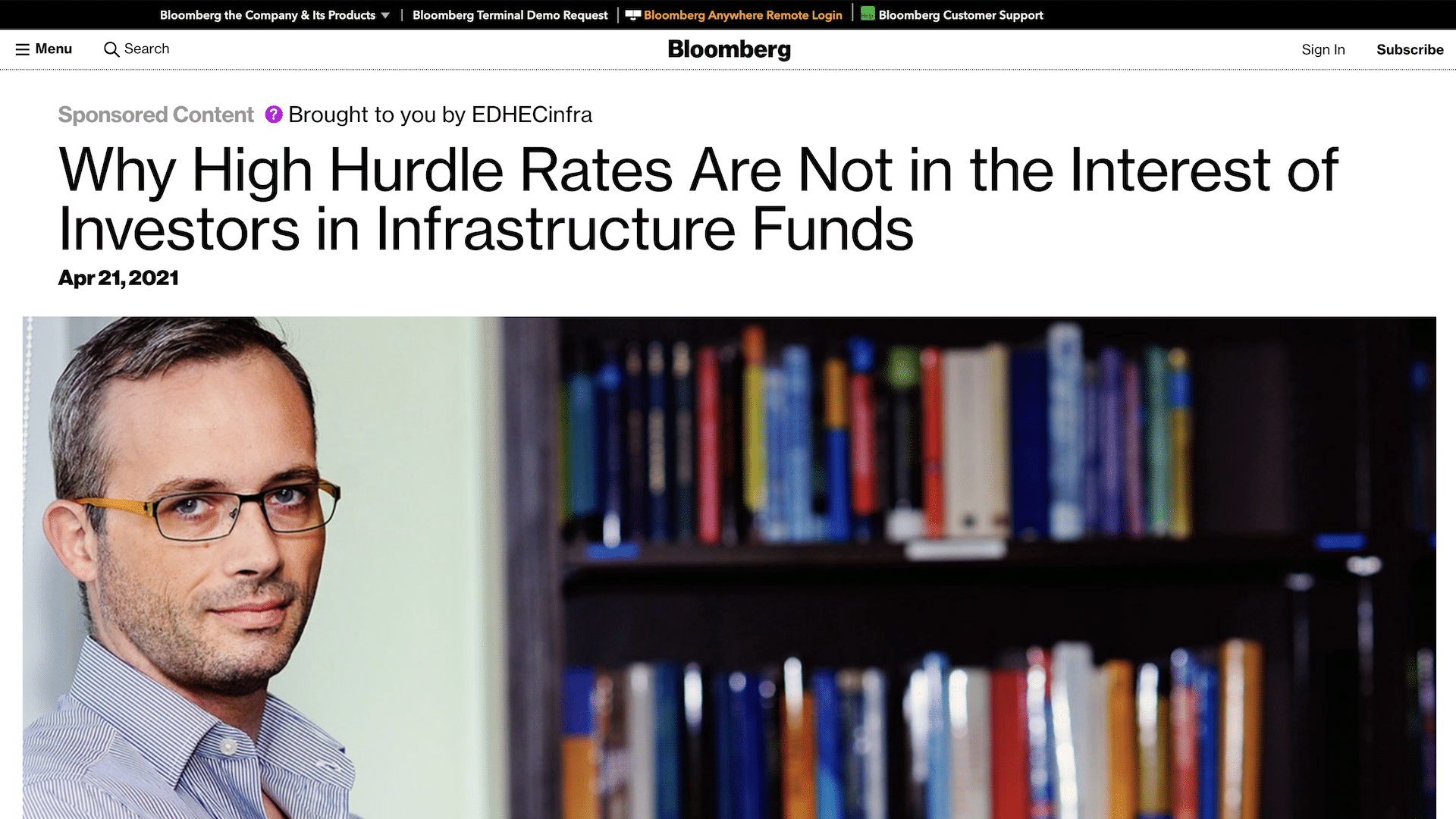 Featured image for “Bloomberg: Hurdles not set in the interest of investors in funds”